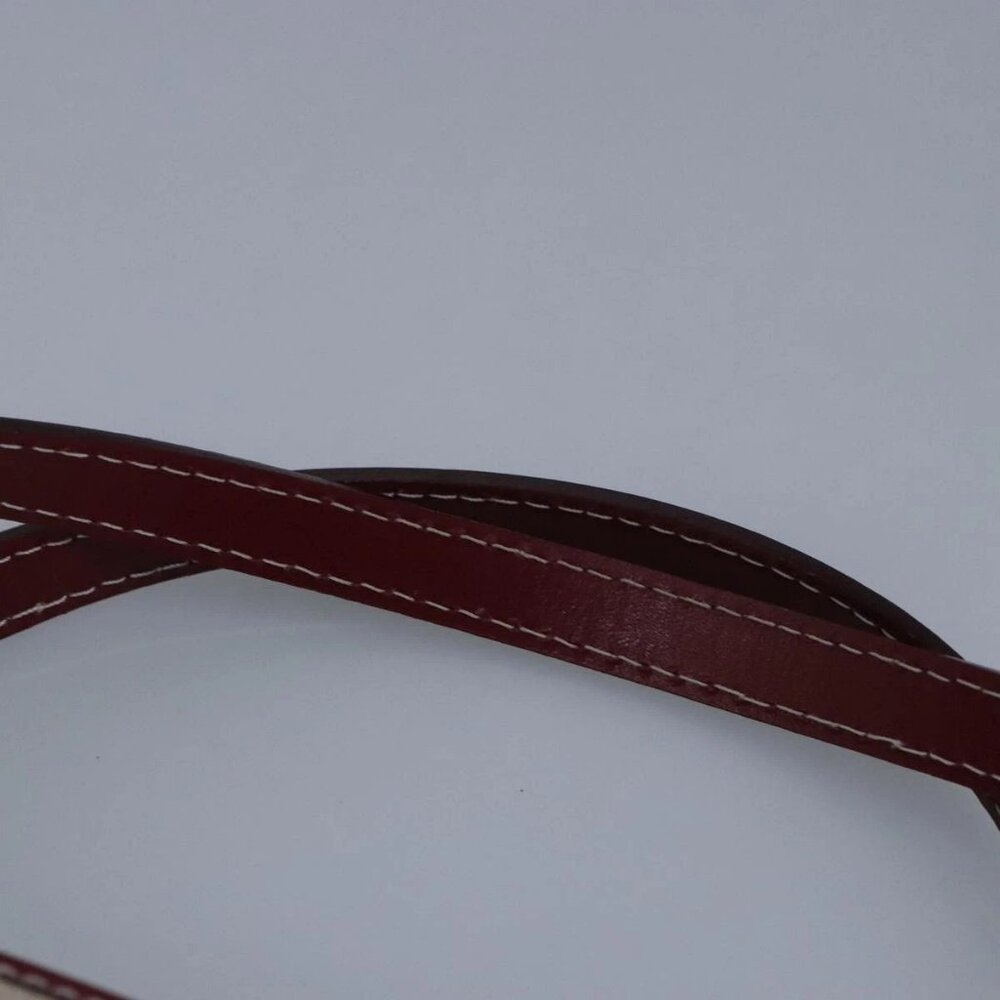 BURBERRY Blue Label Hand Bag Canvas Beige Red Auth ti2349 - Picture 9 of 16